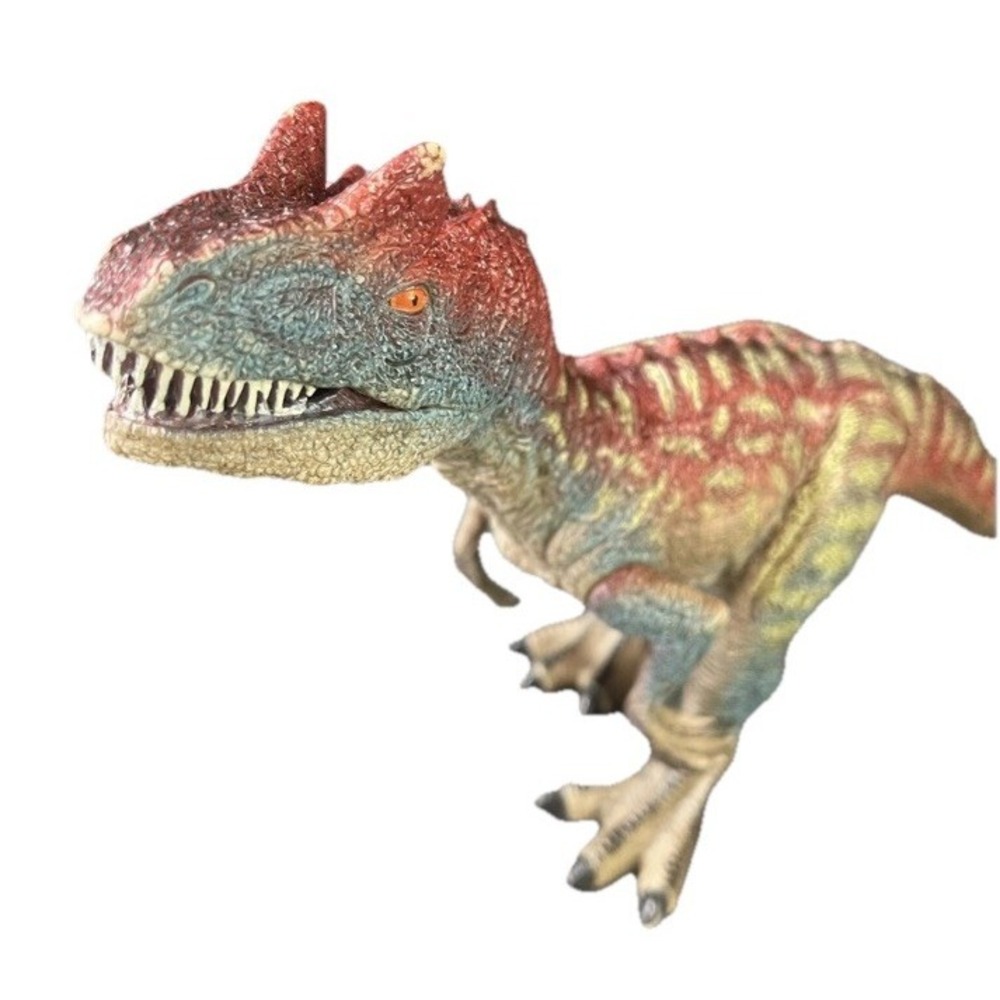 B18) Allosaurus Figure Carnivorous Dinosaur Model Toy Color Working Jaw Detailed